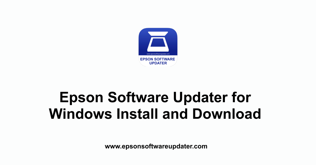 download epson software updater